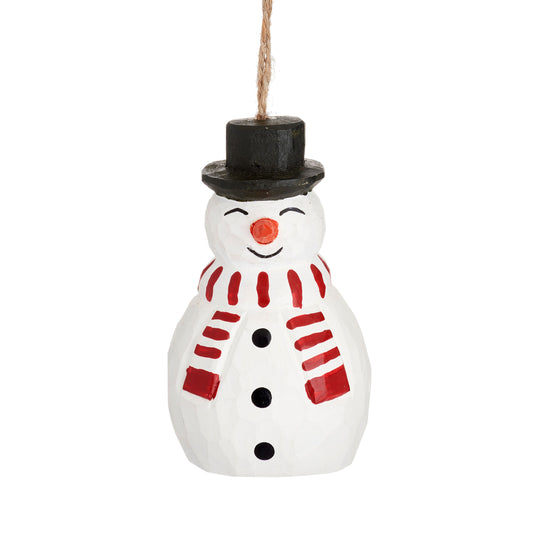 Wooden Snowman Christmas Tree Decoration