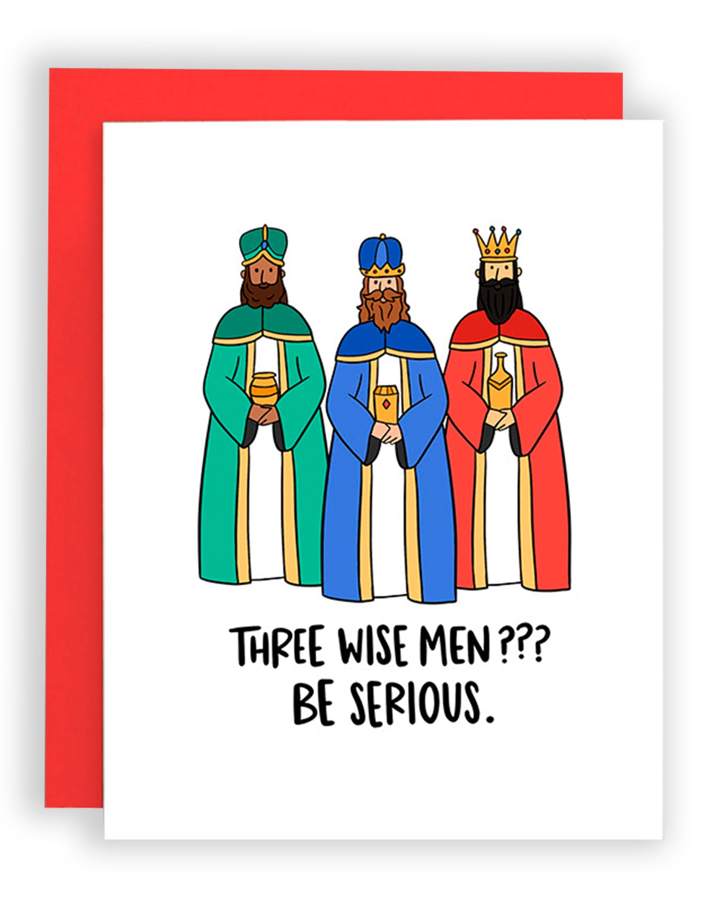 Three Wise Men Christmas Card
