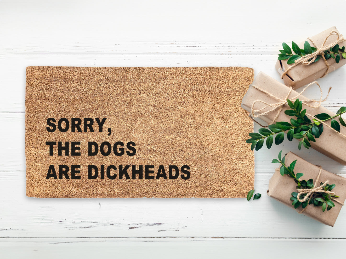 Sorry, The Dogs are Dickheads Doormat, Gift for Dog Lover, Dog Doormat, Funny Doormat, Welcome Mat, Sarcastic Doormat, New Home Gift, Dog Gift, Housewarming Gift, dog mom, pet gift, Front Door mat, Entrance Mat, Porch Mat, Porch Decor, Dog Owner Gift, rude dog doormat, funny welcome mat, dog mom gift, dog dad gift, gift from parents, gift from children, funny entrance rug for rustic home, for contemporary home, custom dog gift, pup gift decor, doghouse decor, dog home decor, easter door mat