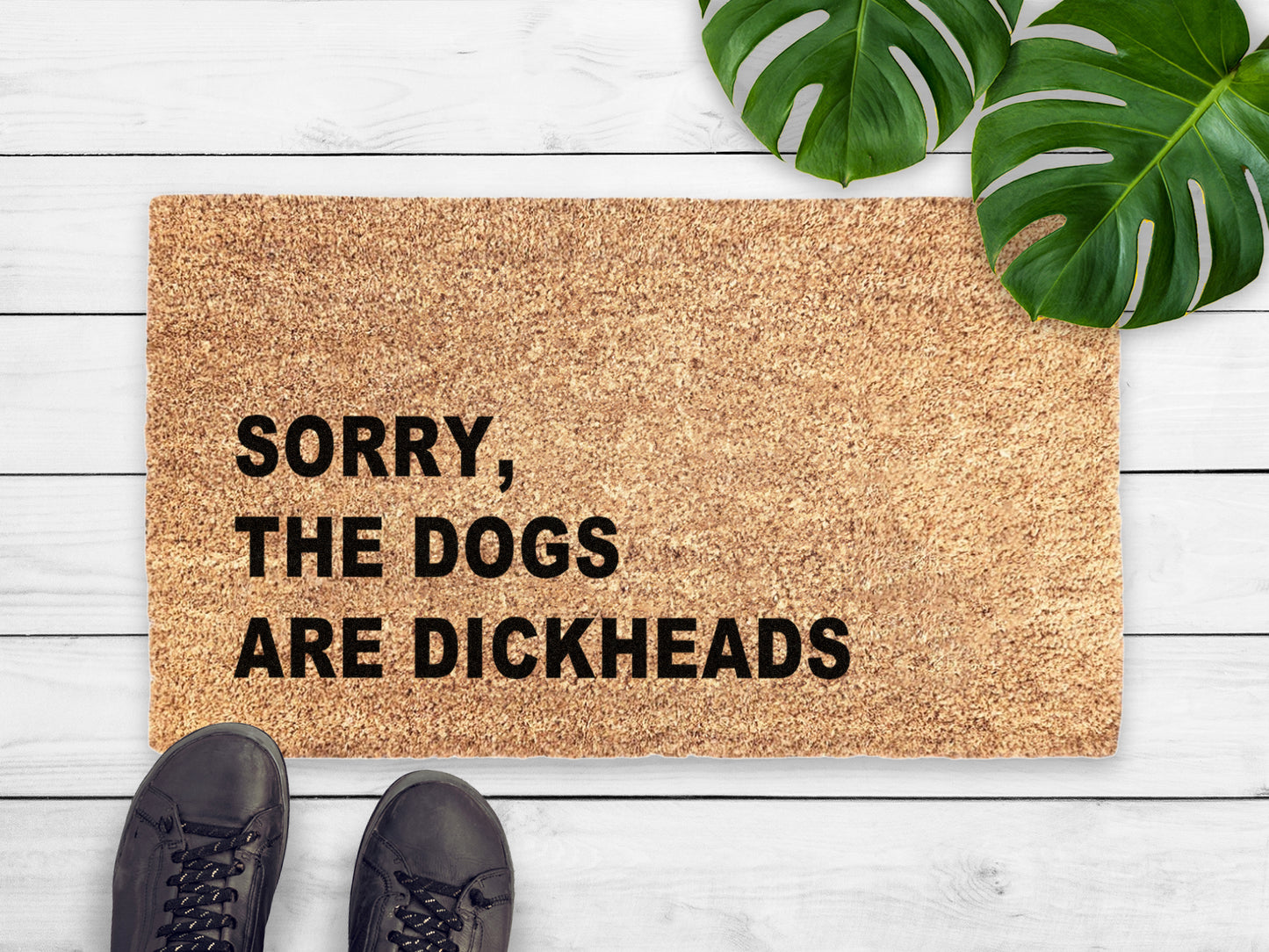 Sorry, The Dogs are Dickheads Doormat, Gift for Dog Lover, Dog Doormat, Funny Doormat, Welcome Mat, Sarcastic Doormat, New Home Gift, Dog Gift, Housewarming Gift, dog mom, pet gift, Front Door mat, Entrance Mat, Porch Mat, Porch Decor, Dog Owner Gift, rude dog doormat, funny welcome mat, dog mom gift, dog dad gift, gift from parents, gift from children, funny entrance rug for rustic home, for contemporary home, custom dog gift, pup gift decor, doghouse decor, dog home decor, easter door mat