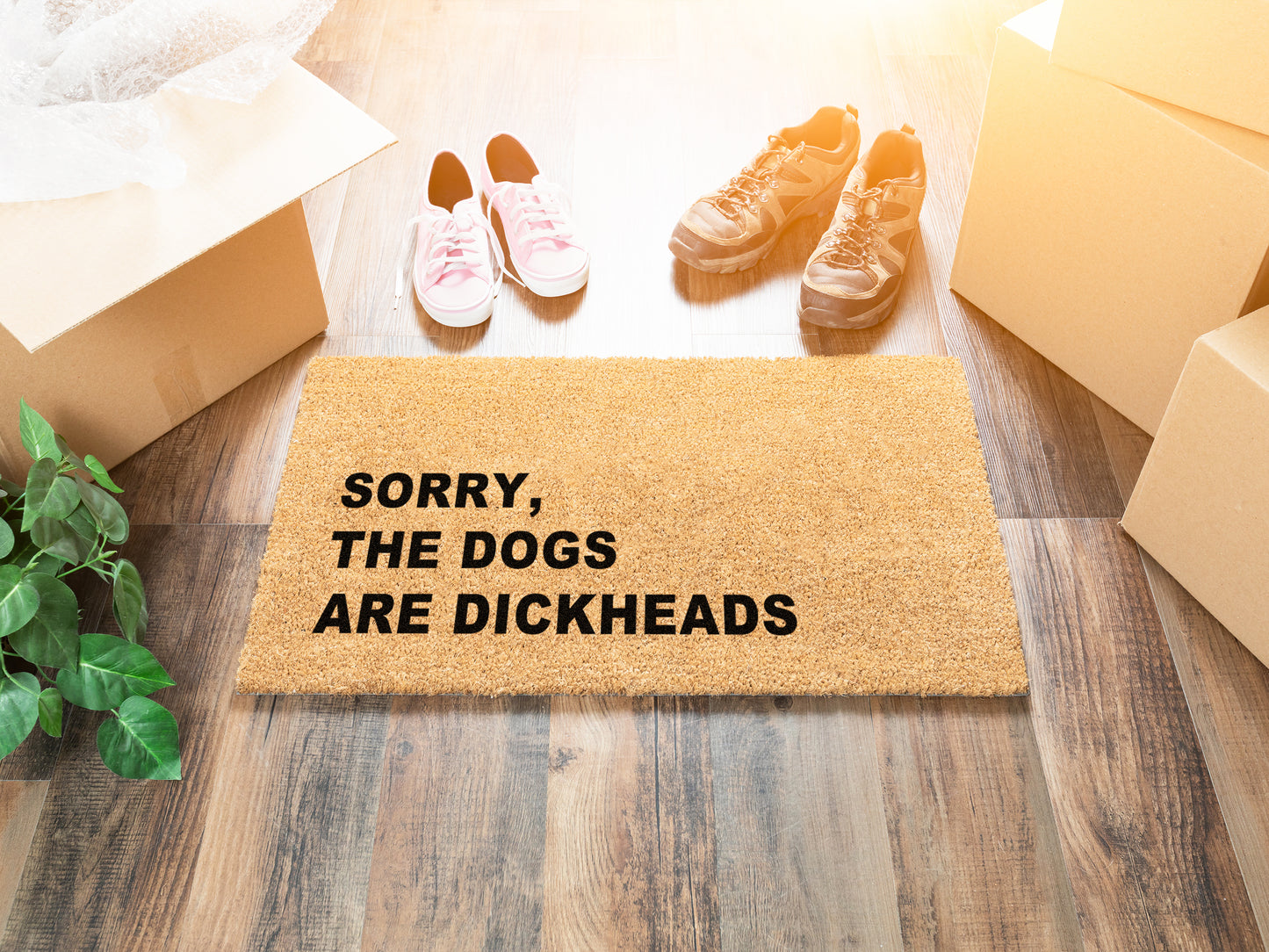 Sorry, The Dogs are Dickheads Doormat, Gift for Dog Lover, Dog Doormat, Funny Doormat, Welcome Mat, Sarcastic Doormat, New Home Gift, Dog Gift, Housewarming Gift, dog mom, pet gift, Front Door mat, Entrance Mat, Porch Mat, Porch Decor, Dog Owner Gift, rude dog doormat, funny welcome mat, dog mom gift, dog dad gift, gift from parents, gift from children, funny entrance rug for rustic home, for contemporary home, custom dog gift, pup gift decor, doghouse decor, dog home decor, easter door mat