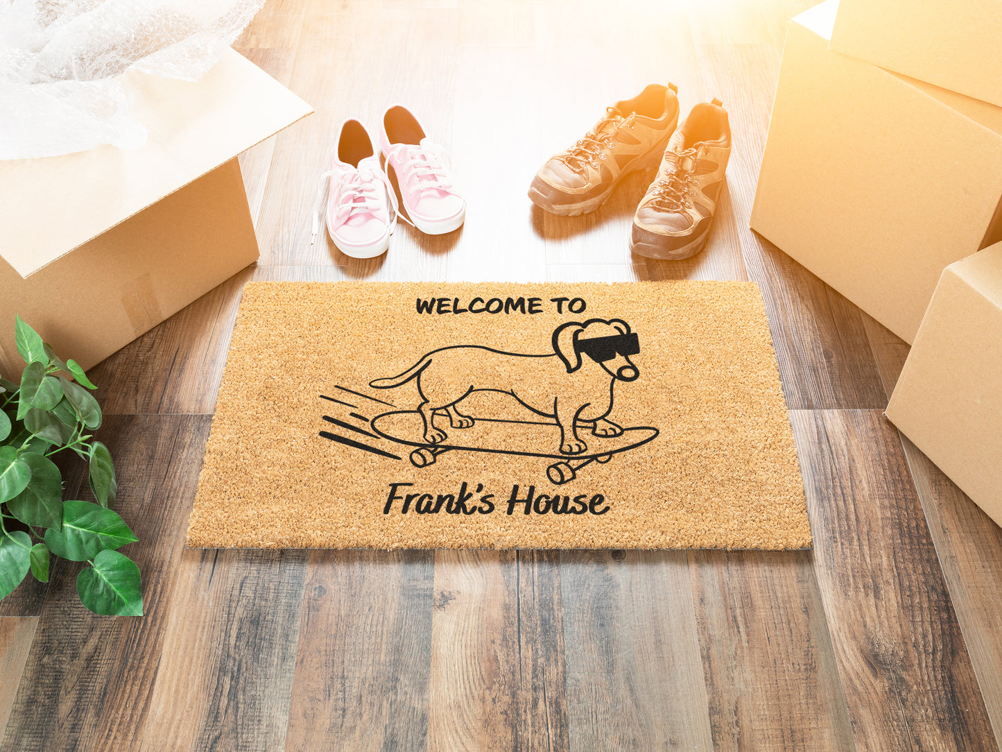 Dachshund Custom Dog Doormat | Dachshund, Sausage Dog, Wiener, Doxie | Dog Lover Gift (Copy)