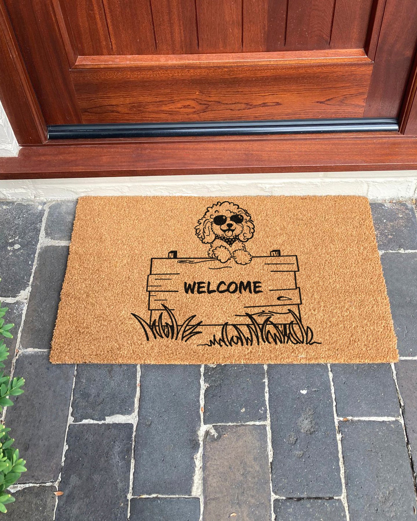 Welcome Cockapoo Dog Doormat