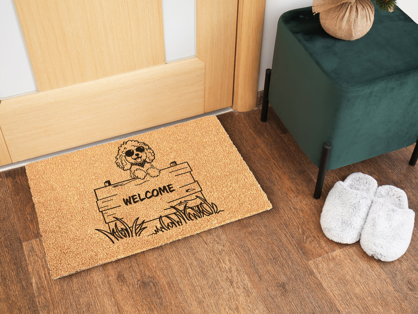 Welcome Cockapoo Dog Doormat