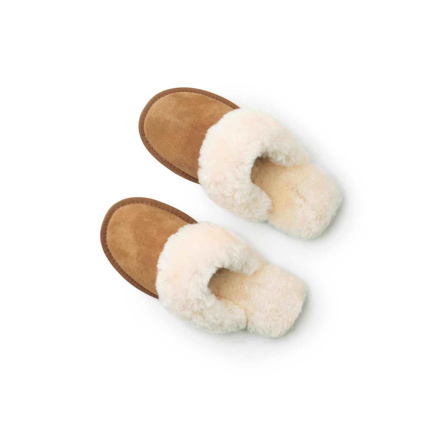 Tessie Sheepskin Slipper Mules | Dolly Slipper Mules | Chestnut Sheepskin Slipper Mules