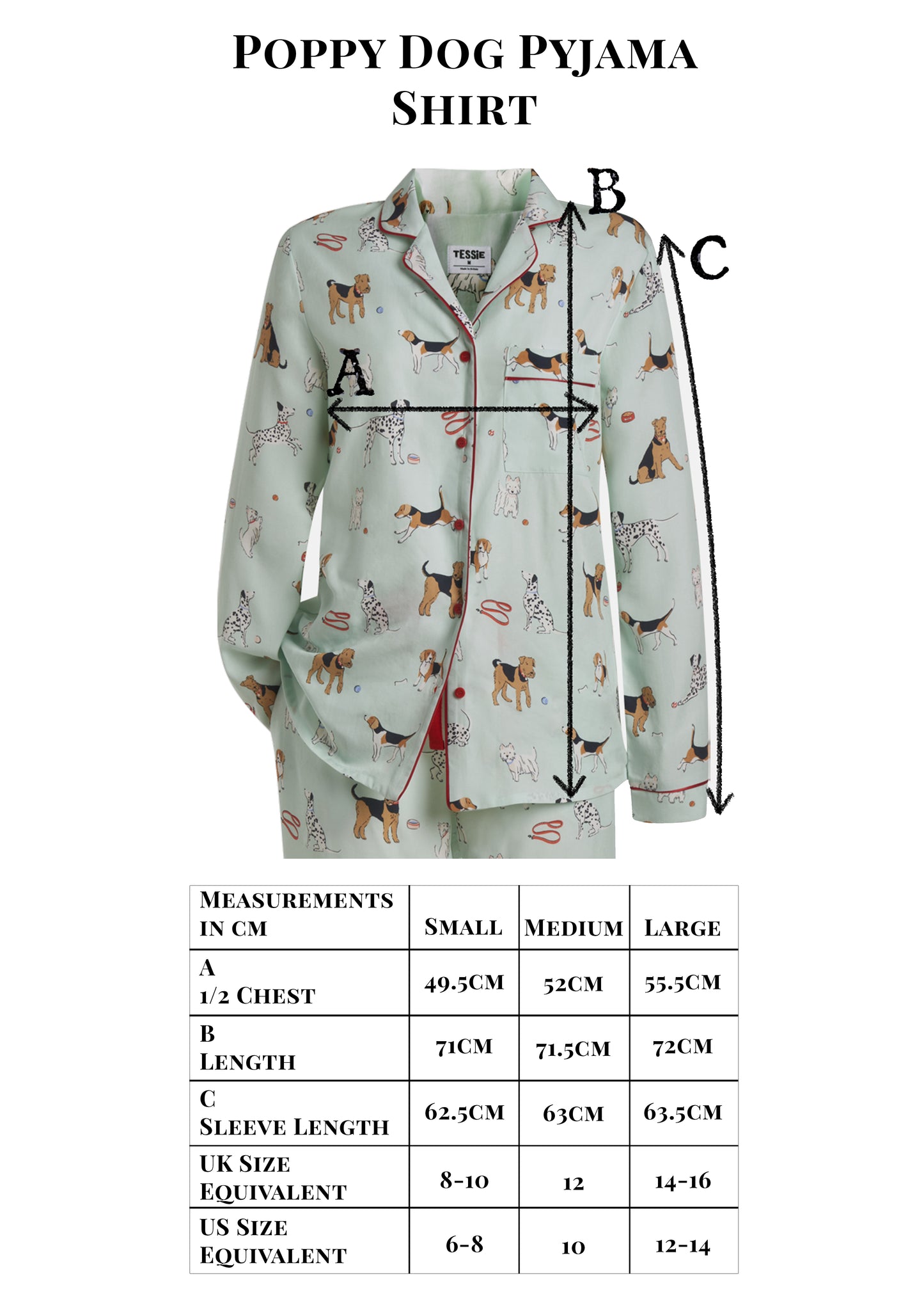 Poppy Dog Print Pyjamas Set