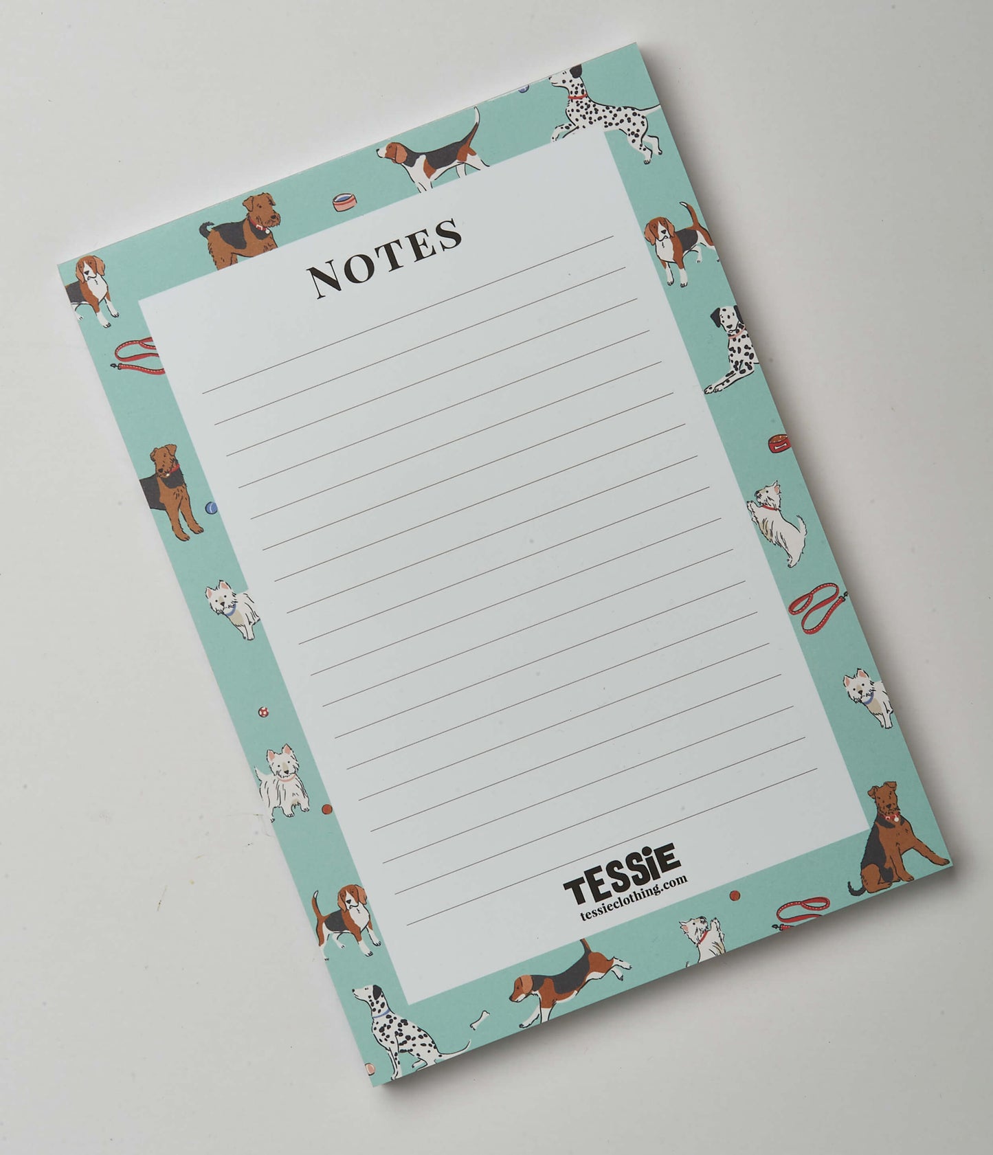 Poppy Dog Print A5 Notepad