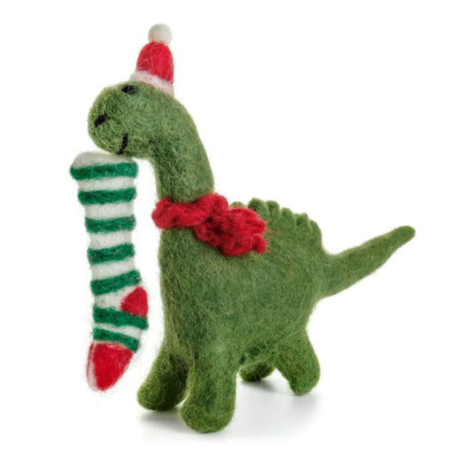 Dinosaur Diplodocus Felt Tree Decoration
