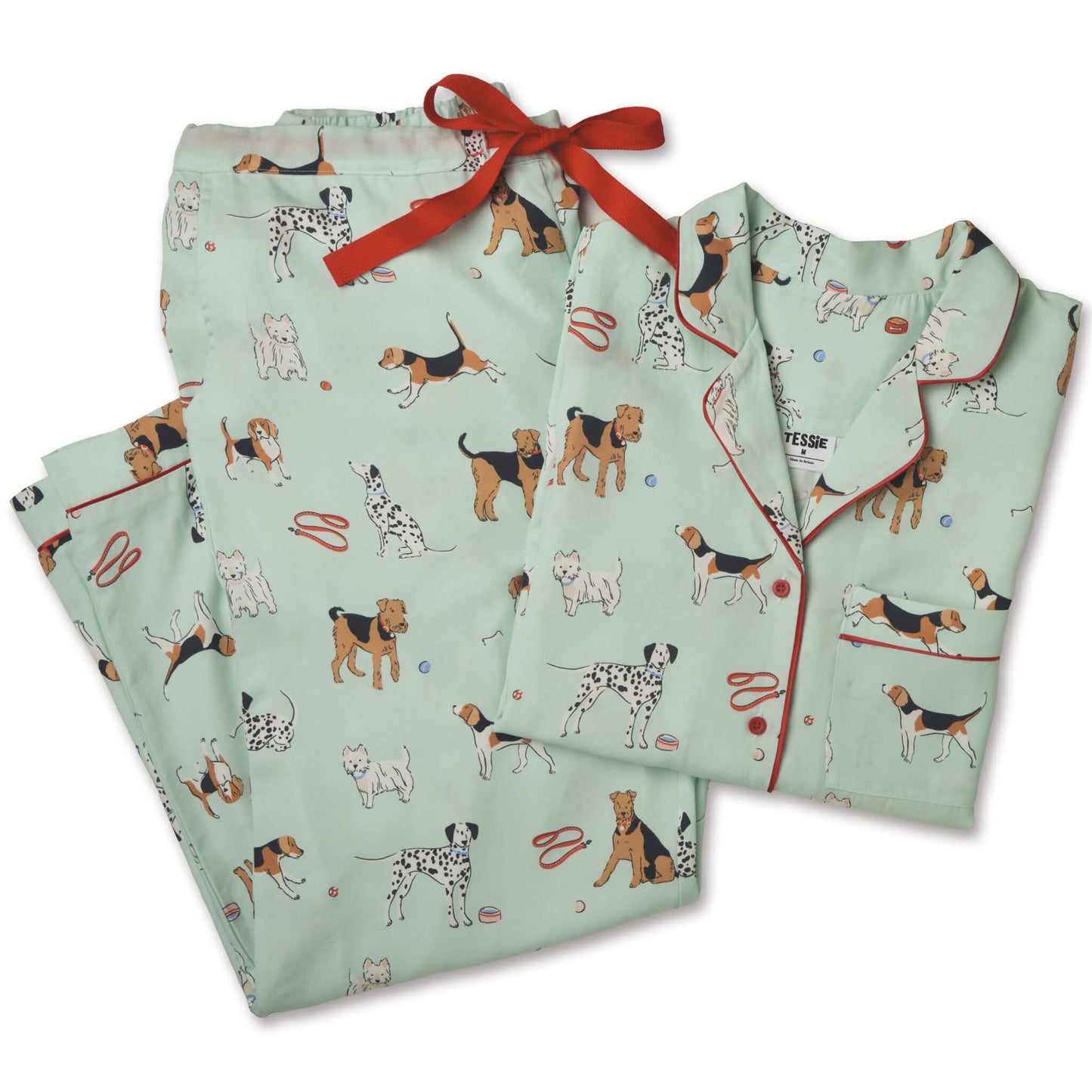 Poppy Dog Print Pyjamas Set