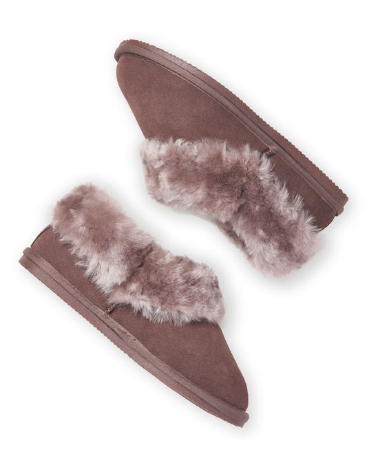 Betty Truffle Low Sheepskin Slipper Boots