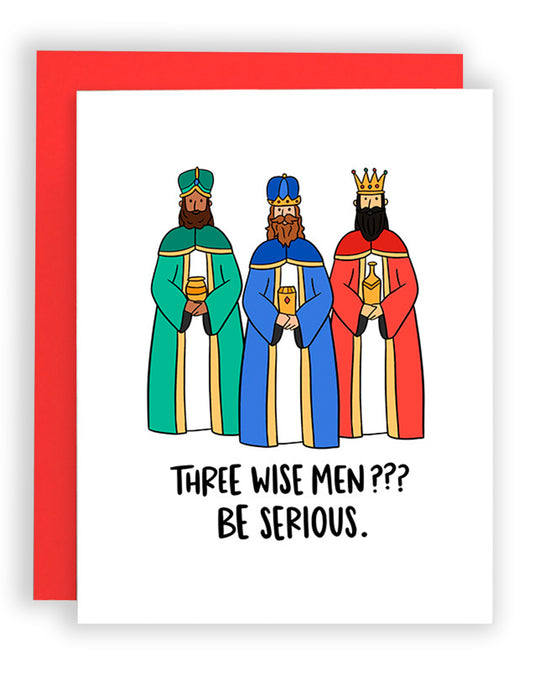 Three Wise Men Christmas Card