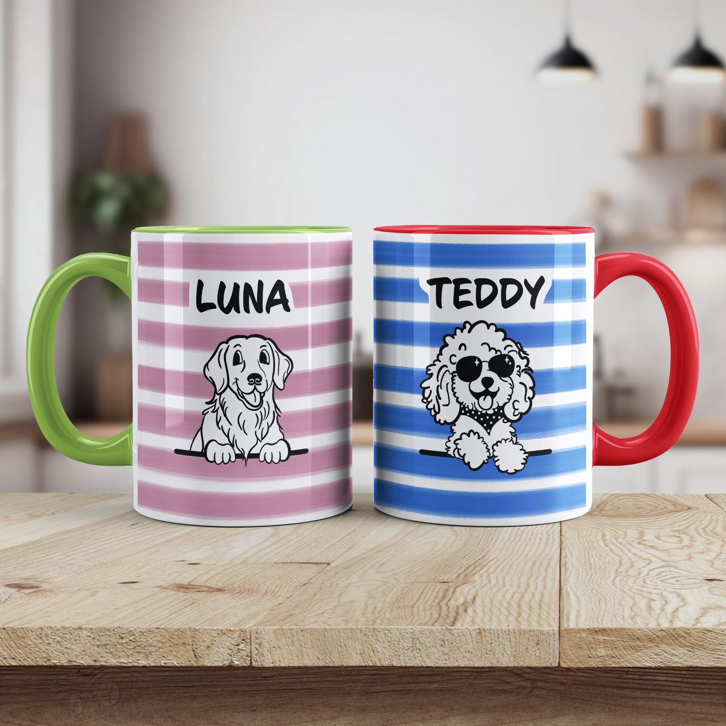 Custom Dog Mug | Dog Lover Gift Personalised Dog Gift - Dog Breeds