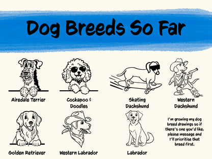 Custom Dog Mug | Dog Lover Gift Personalised Dog Gift - Dog Breeds