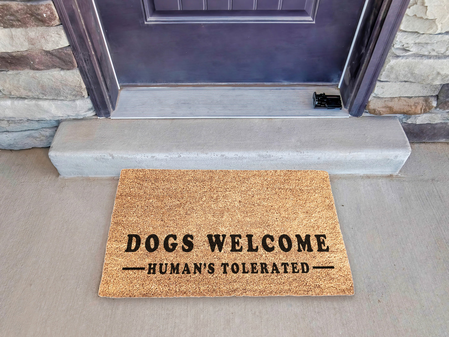 Dogs Welcome, Human's Tolerated Doormat