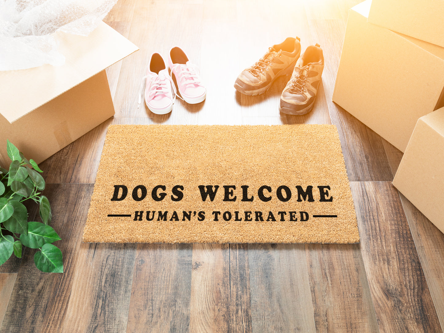 Dogs Welcome, Human's Tolerated Doormat