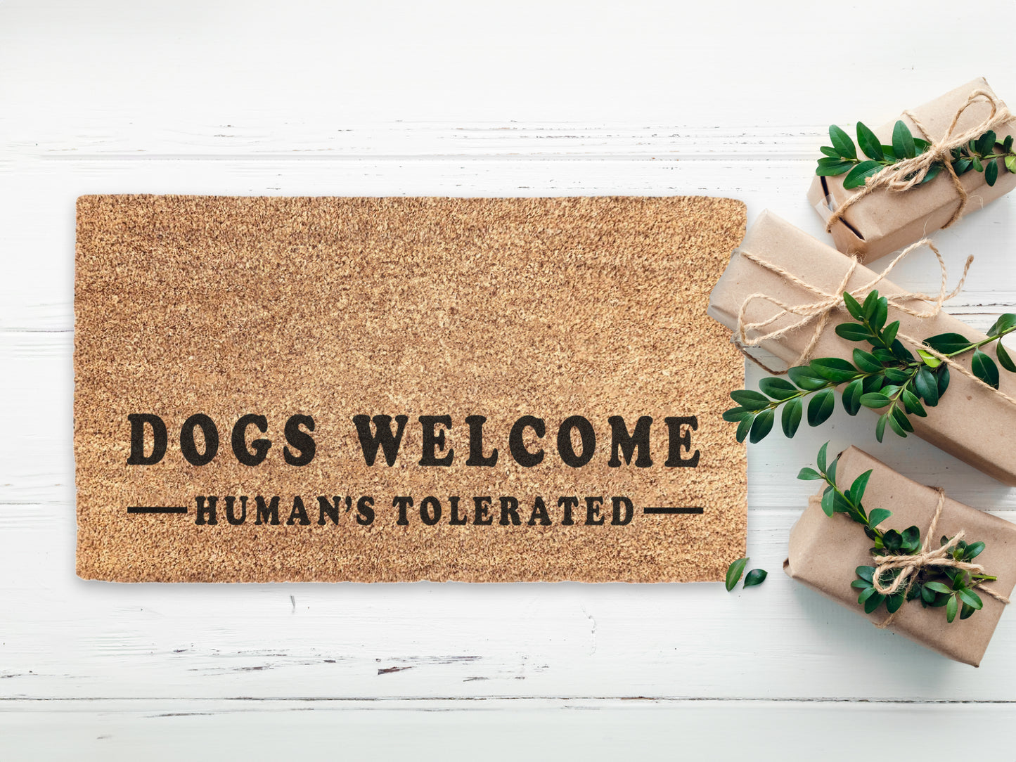 Dogs Welcome, Human's Tolerated Doormat