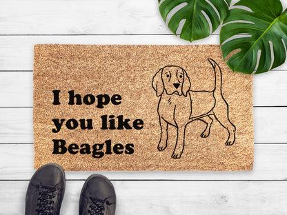 Beagle Doormat, Dog Doormat, Beagle Gift, Welcome Doormat, Dog Gift For Home, Dog Gift, New Home Gift, Birthday Gift, Housewarming Gift, Welcome Dog Mat, House Rules Sign, Porch Doormat, Welcome Mat, Dog Breeds, Dog Door Mat, Beagle Home Decor