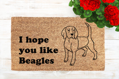 Beagle Doormat, Dog Doormat, Beagle Gift, Welcome Doormat, Dog Gift For Home, Dog Gift, New Home Gift, Birthday Gift, Housewarming Gift, Welcome Dog Mat, House Rules Sign, Porch Doormat, Welcome Mat, Dog Breeds, Dog Door Mat, Beagle Home Decor