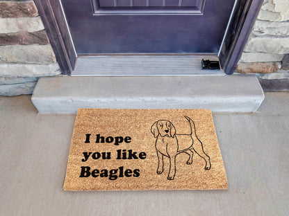 Beagle Doormat, Dog Doormat, Beagle Gift, Welcome Doormat, Dog Gift For Home, Dog Gift, New Home Gift, Birthday Gift, Housewarming Gift, Welcome Dog Mat, House Rules Sign, Porch Doormat, Welcome Mat, Dog Breeds, Dog Door Mat, Beagle Home Decor
