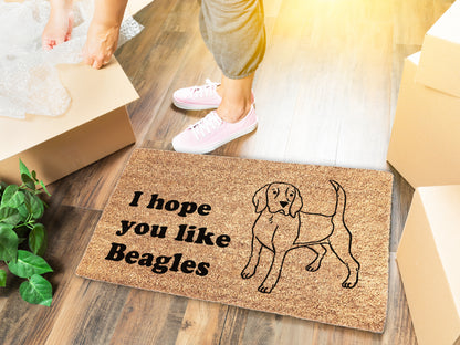 Beagle Doormat, Dog Doormat, Beagle Gift, Welcome Doormat, Dog Gift For Home, Dog Gift, New Home Gift, Birthday Gift, Housewarming Gift, Welcome Dog Mat, House Rules Sign, Porch Doormat, Welcome Mat, Dog Breeds, Dog Door Mat, Beagle Home Decor