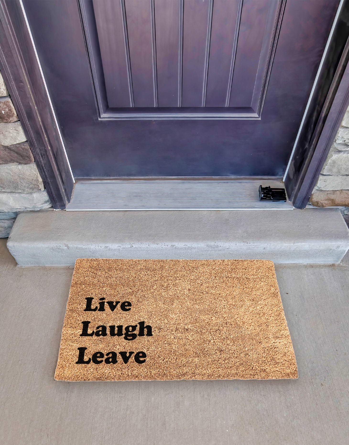 Live Laugh Leave Doormat - Main Image