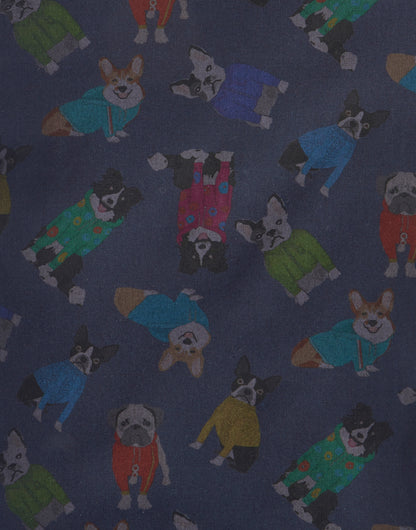 Rascal Dog Print Scrunchie