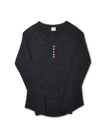 Confetti Black Long Sleeve Top - Mix & Match Loungewear & Pyjamas