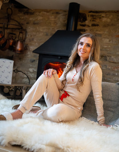 Confetti Oat Long Sleeve Top - Mix & Match Loungewear & Pyjamas