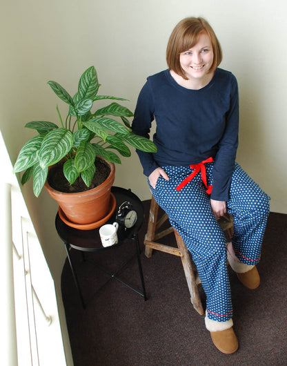 Dotty Print Pyjama Trousers