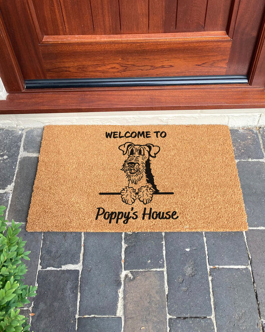Airedale Terrier Custom Doormat | Dog Lover Gift