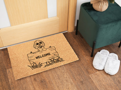 Welcome Cockapoo Dog Doormat