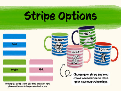 Custom Dog Mug | Dog Lover Gift Personalised Dog Gift - Dog Breeds