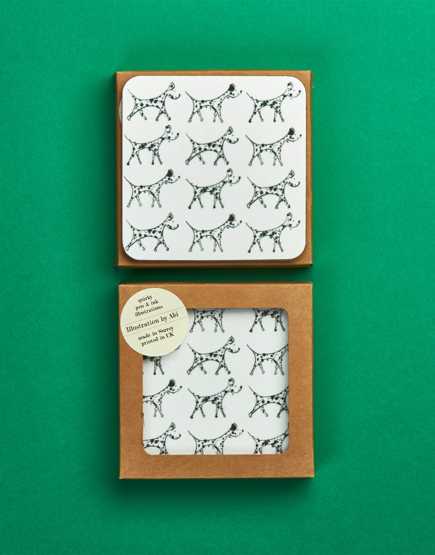 Set of Four Dalmatian Coasters