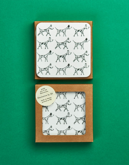 Set of Four Dalmatian Coasters