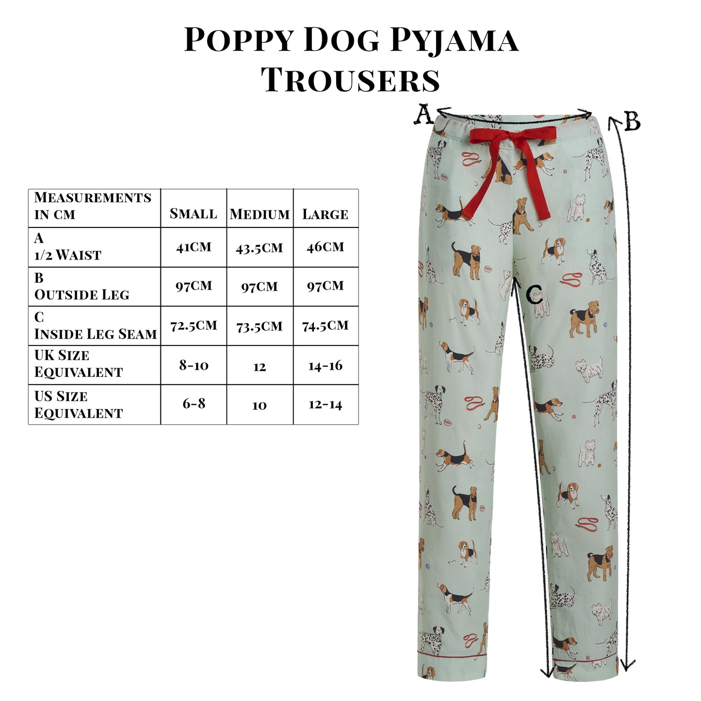 Poppy Dog Print Pyjamas Set